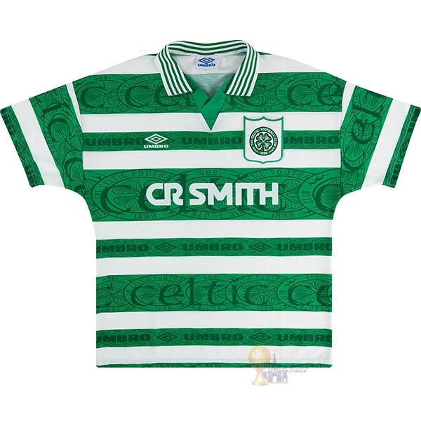 Calcio Maglie Home Maglia Celtic Stile rétro 1995 1997 Verde