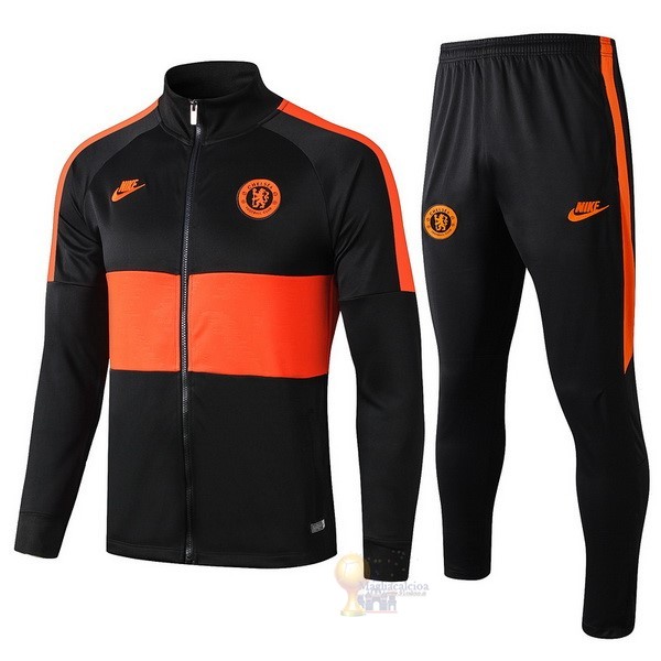 Calcio Maglie Tuta Presentazione Chelsea 2019 2020 Oroange Nero