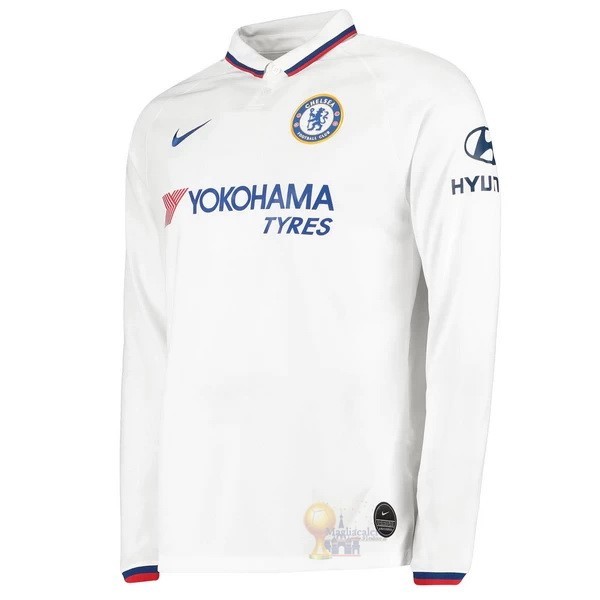 Calcio Maglie Away Manica lunga Chelsea 2019 2020 Bianco