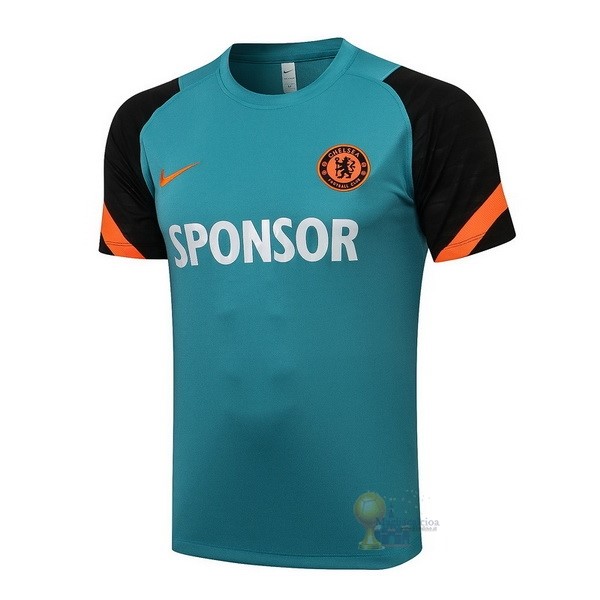 Calcio Maglie Formazione Chelsea 2021 2022 Verde Nero