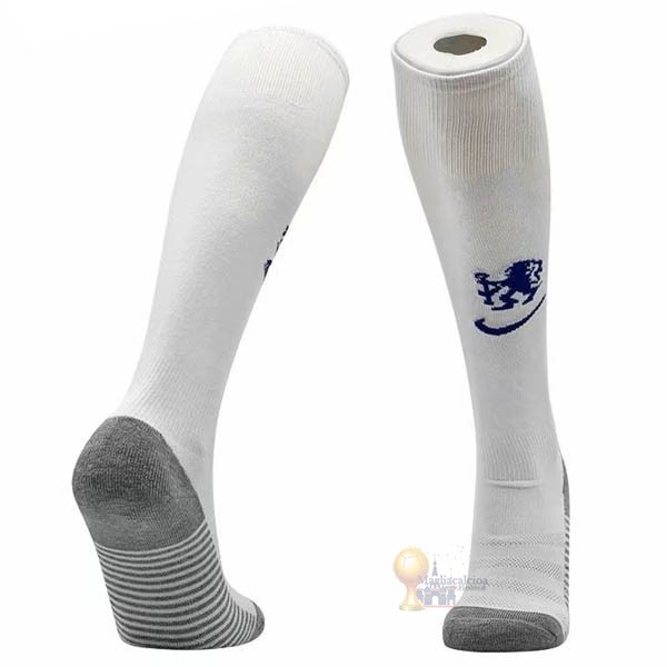 Calcio Maglie Home Calzettoni Chelsea 2020 2021 Bianco