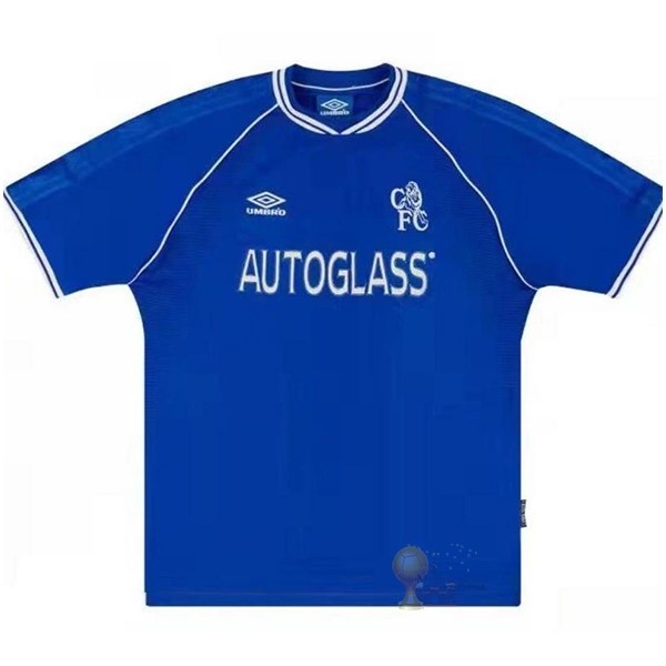 Calcio Maglie Home Maglia Chelsea Stile rétro 1999 2000 Blu