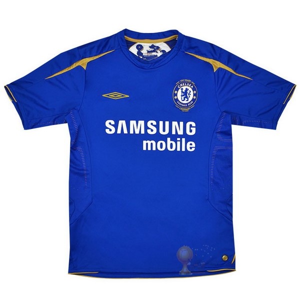 Calcio Maglie Home Maglia Chelsea Stile rétro 2005 2006 Blu