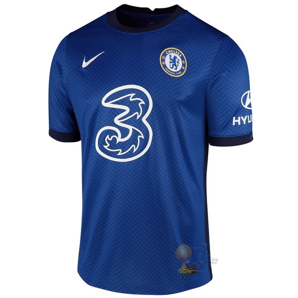 Calcio Maglie Home Maglia Chelsea Stile rétro 2020 2021 Blu