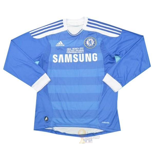 Calcio Maglie Home Manica lunga Chelsea Retro 2011 2012 Blu
