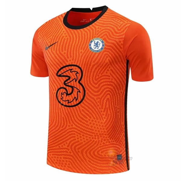 Calcio Maglie Maglia Portiere Chelsea 2020 2021 Arancione