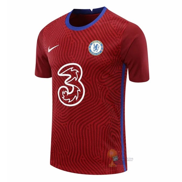 Calcio Maglie Maglia Portiere Chelsea 2020 2021 Borgogna