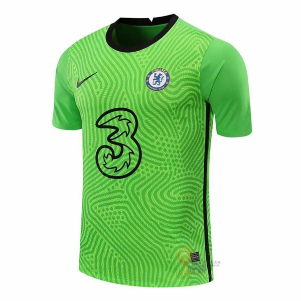 Calcio Maglie Maglia Portiere Chelsea 2020 2021 Verde