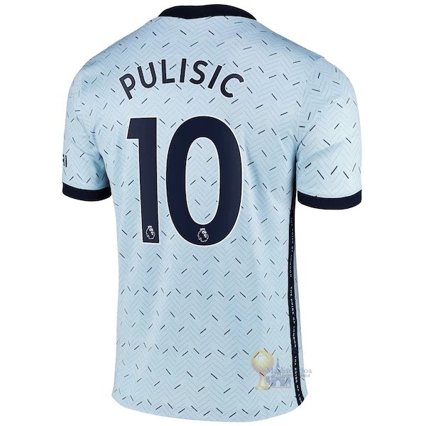 Calcio Maglie NO.10 Pulisic Away Maglia Chelsea 2020 2021 Blu