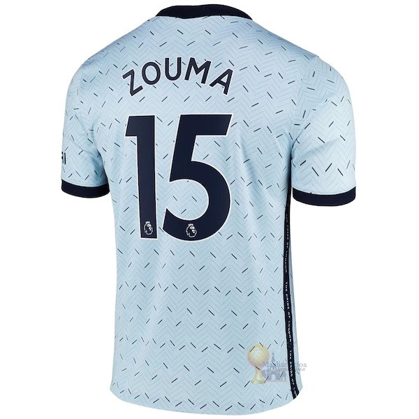 Calcio Maglie NO.15 Zouma Away Maglia Chelsea 2020 2021 Blu