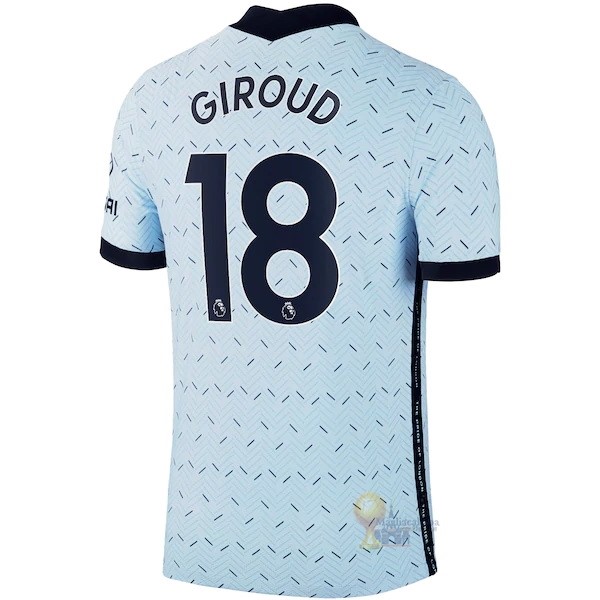 Calcio Maglie NO.18 Giroud Away Maglia Chelsea 2020 2021 Blu