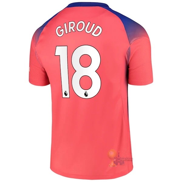 Calcio Maglie NO.18 Giroud Terza Maglia Chelsea 2020 2021 Arancione