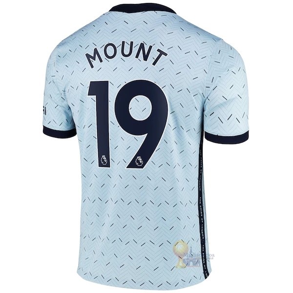 Calcio Maglie NO.19 Mount Away Maglia Chelsea 2020 2021 Blu