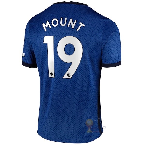 Calcio Maglie NO.19 Mount Home Maglia Chelsea 2020 2021 Blu