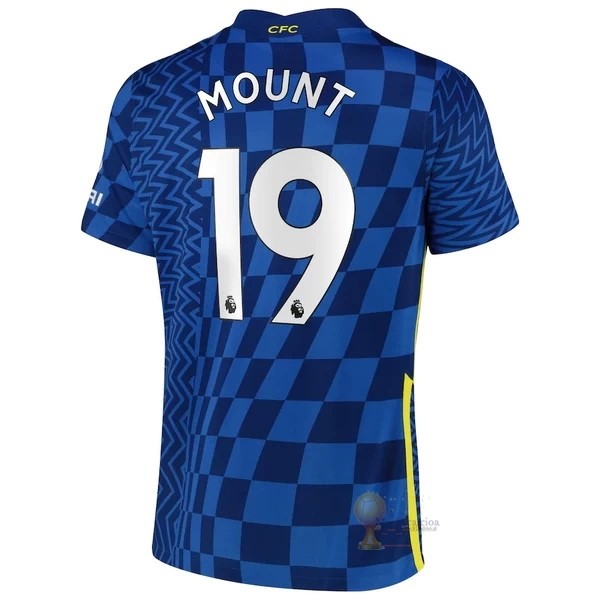 Calcio Maglie NO.19 Mount Home Maglia Chelsea 2021 2022 Blu