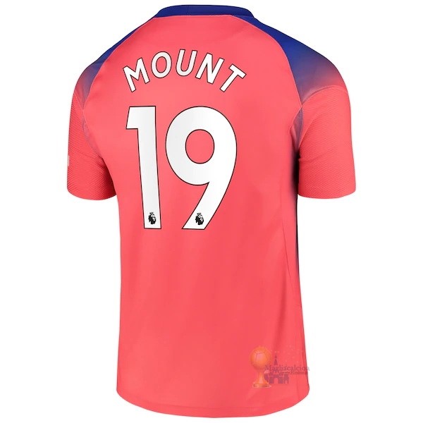 Calcio Maglie NO.19 Mount Terza Maglia Chelsea 2020 2021 Arancione