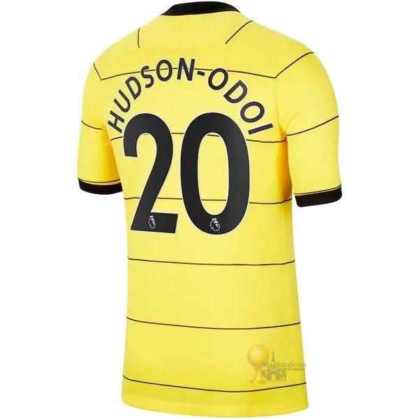 Calcio Maglie NO.20 Hudson Odoi Away Maglia Chelsea 2021 2022 Giallo