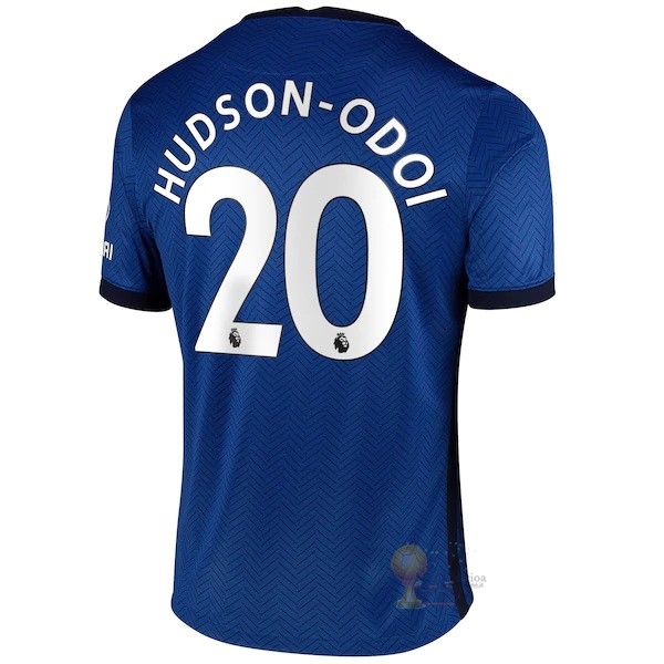 Calcio Maglie NO.20 Hudson Odoi Home Maglia Chelsea 2020 2021 Blu