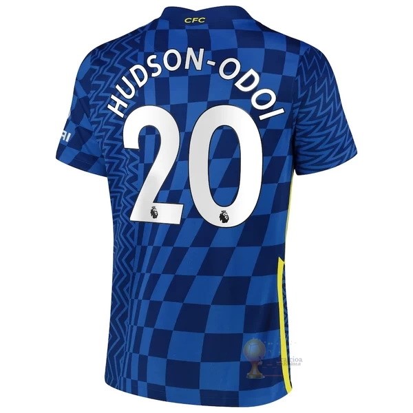 Calcio Maglie NO.20 Hudson Odoi Home Maglia Chelsea 2021 2022 Blu