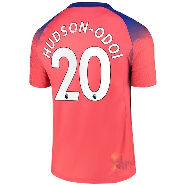 Calcio Maglie NO.20 Hudson Odoi Terza Maglia Chelsea 2020 2021 Arancione