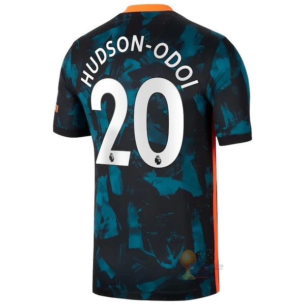 Calcio Maglie NO.20 Hudson Odoi Terza Maglia Chelsea 2021 2022 Verde