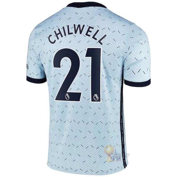Calcio Maglie NO.21 Chilwell Away Maglia Chelsea 2020 2021 Blu