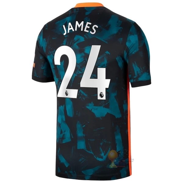 Calcio Maglie NO.24 James Terza Maglia Chelsea 2021 2022 Verde