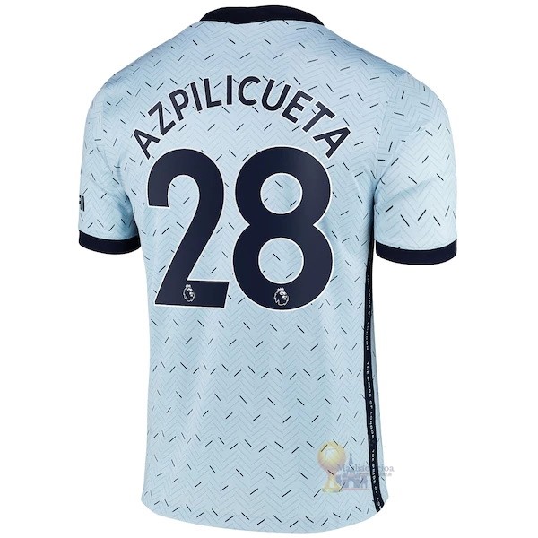 Calcio Maglie NO.28 Azpilicueta Away Maglia Chelsea 2020 2021 Blu