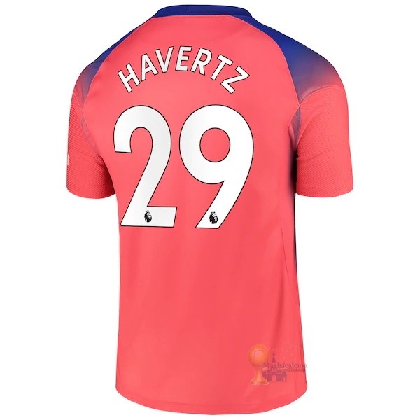 Calcio Maglie NO.29 Havertz Terza Maglia Chelsea 2020 2021 Arancione