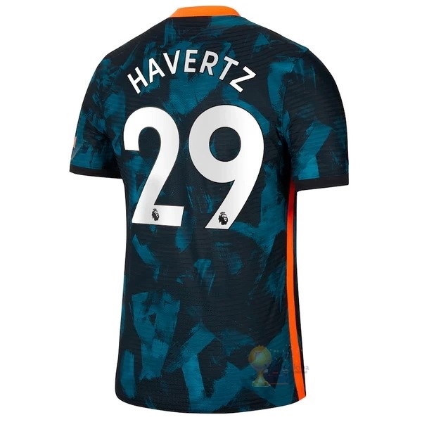 Calcio Maglie NO.29 Havertz Terza Maglia Chelsea 2021 2022 Verde