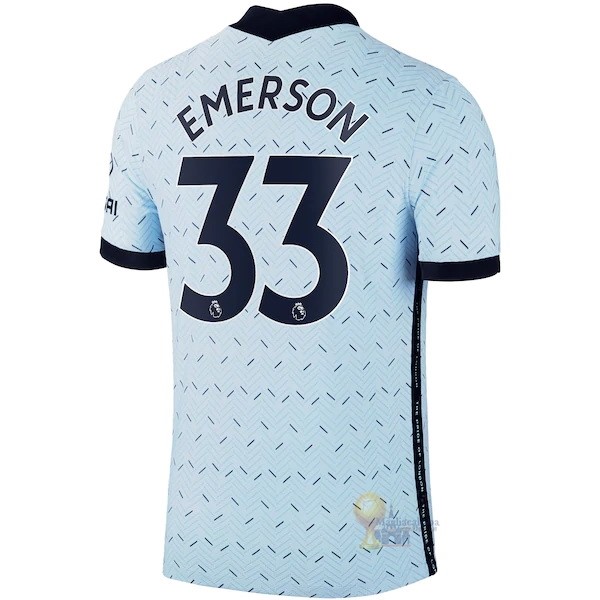 Calcio Maglie NO.33 Emerson Away Maglia Chelsea 2020 2021 Blu