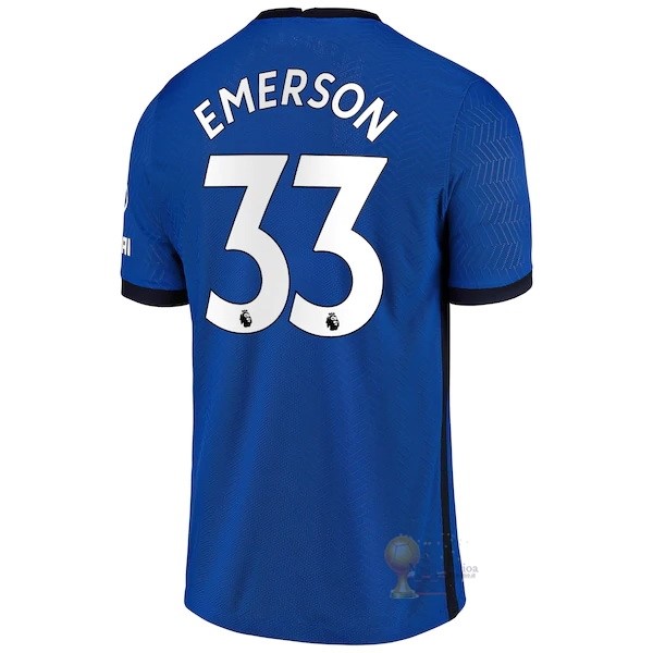 Calcio Maglie NO.33 Emerson Home Maglia Chelsea 2020 2021 Blu