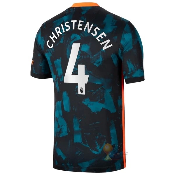 Calcio Maglie NO.4 Christensen Terza Maglia Chelsea 2021 2022 Verde