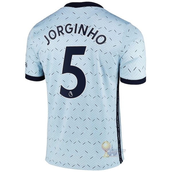 Calcio Maglie NO.5 Jorginho Away Maglia Chelsea 2020 2021 Blu