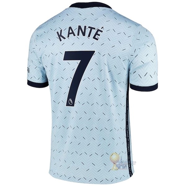 Calcio Maglie NO.7 Kante Away Maglia Chelsea 2020 2021 Blu