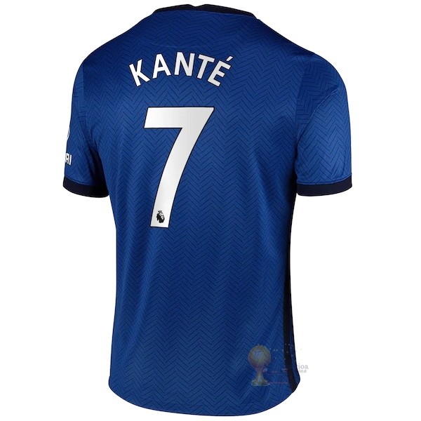 Calcio Maglie NO.7 Kante Home Maglia Chelsea 2020 2021 Blu