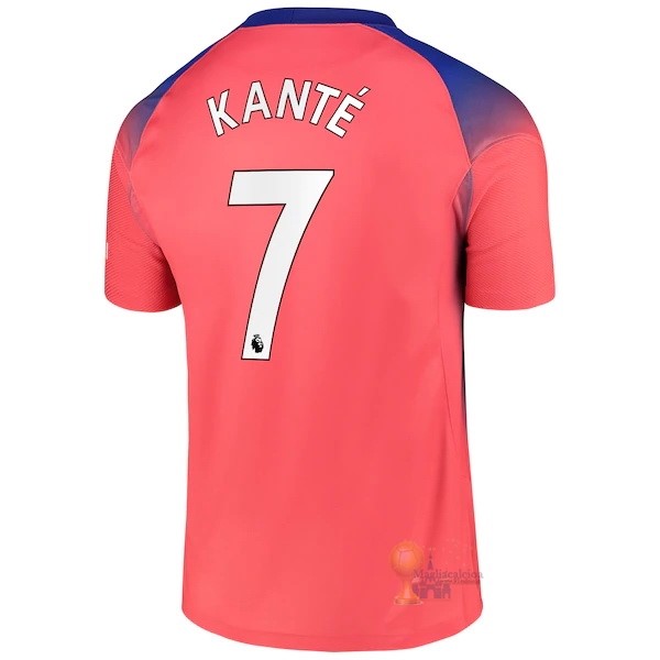 Calcio Maglie NO.7 Kante Terza Maglia Chelsea 2020 2021 Arancione