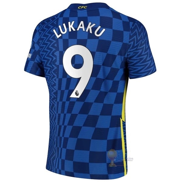 Calcio Maglie NO.9 Lukaku Home Maglia Chelsea 2021 2022 Blu
