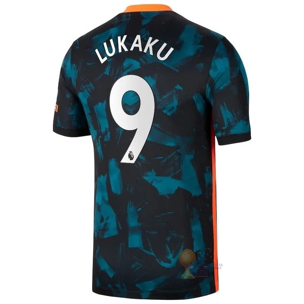 Calcio Maglie NO.9 Lukaku Terza Maglia Chelsea 2021 2022 Verde