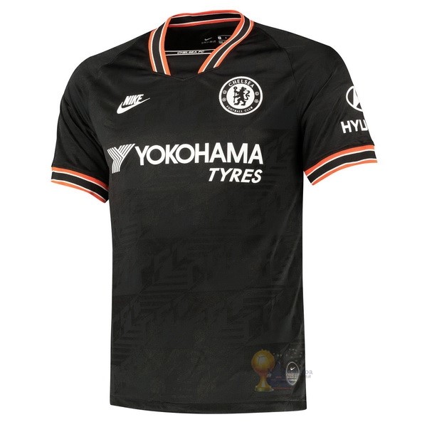 Calcio Maglie Terza Maglia Chelsea Stile rétro 2019 2020 Nero