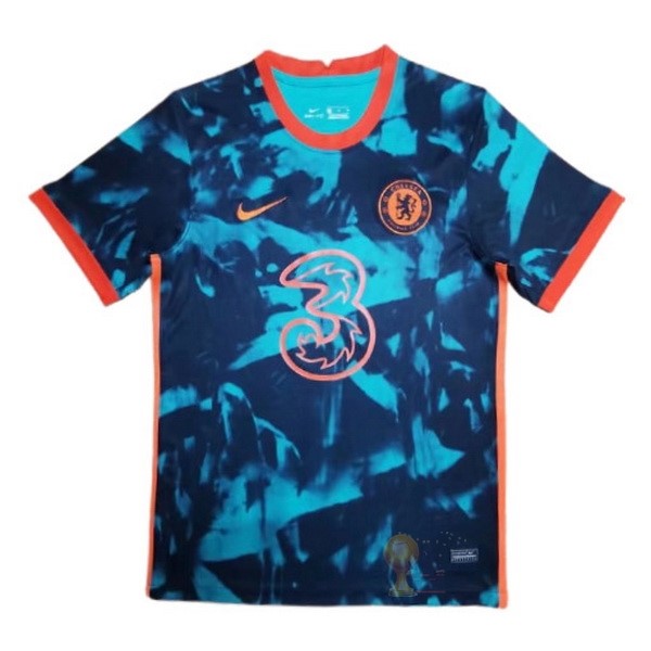 Calcio Maglie concetto Terza Maglia Chelsea 2021 2022 Blu