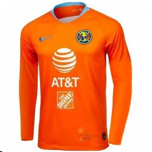 Calcio Maglie Terza Manica lunga Club América 2019 2020 Oroange