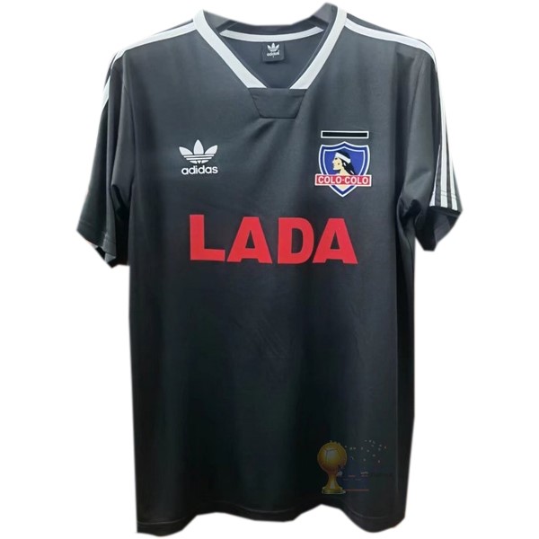 Calcio Maglie Away Maglia Colo Colo Stile rétro 1991 Nero