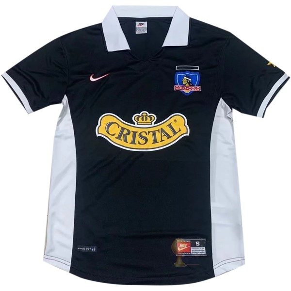Calcio Maglie Away Maglia Colo Colo Stile rétro 1997 1998 Nero