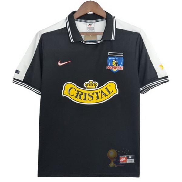 Calcio Maglie Away Maglia Colo Colo Stile rétro 1999 Nero