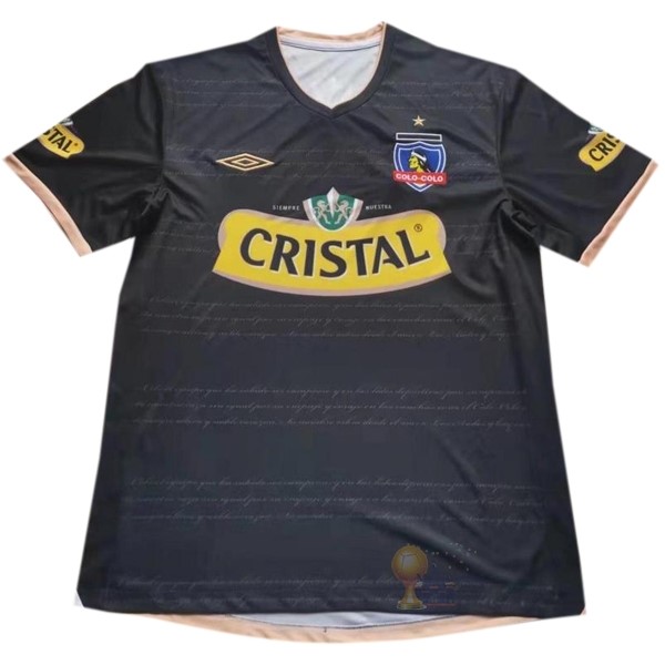 Calcio Maglie Away Maglia Colo Colo Stile rétro 2011 Nero