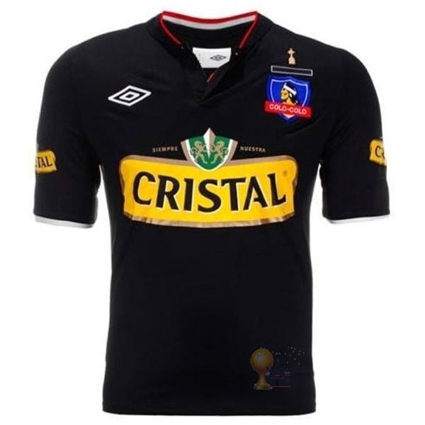 Calcio Maglie Away Maglia Colo Colo Stile rétro 2013 Nero