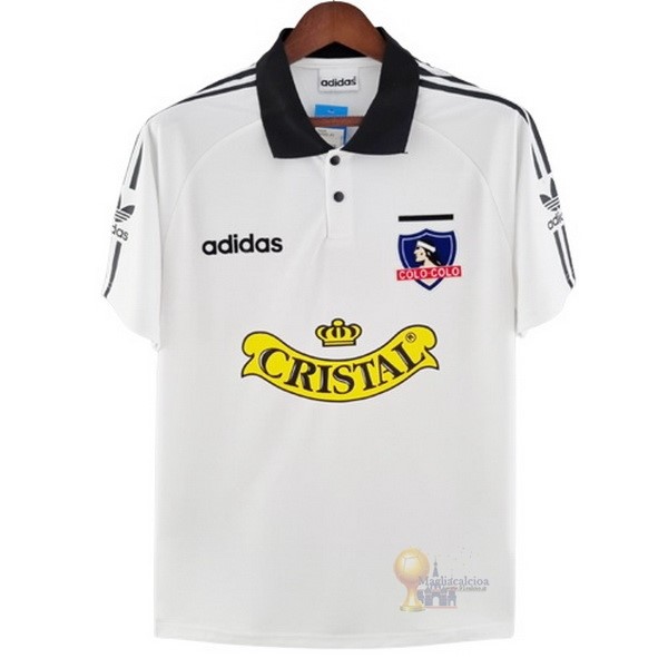 Calcio Maglie Home Maglia Colo Colo Stile rétro 1992 1993 Bianco