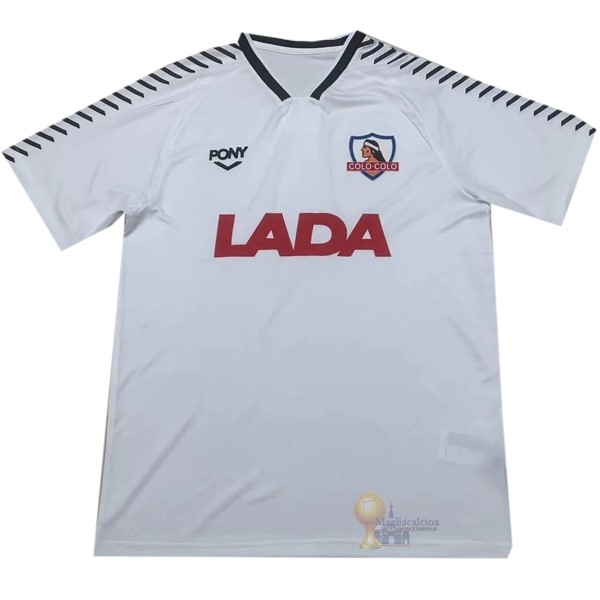 Calcio Maglie Home Maglia Colo Colo Stile rétro 1992 Bianco