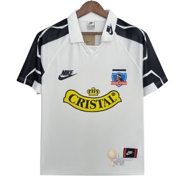 Calcio Maglie Home Maglia Colo Colo Stile rétro 1995 Bianco